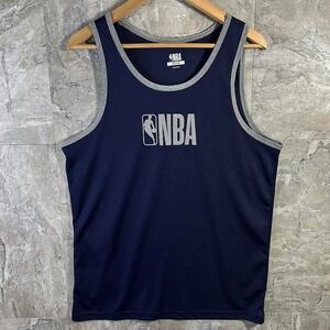 OFFICIAL LICENSED NBA MENS BLUE BASKETBALL SHIRT TANK TOP SIZE Medium